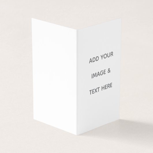 Create Your Own white  Visitekaartje (Buitenkant)