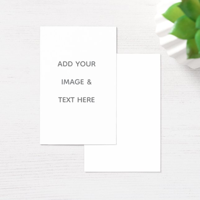 Create Your Own white  Visitekaartje (Bureau)