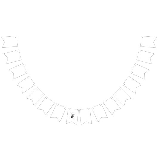 Create Your Own white  Vlaggetjes (Alle)