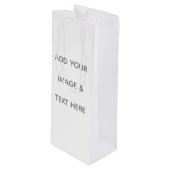 Create Your Own white Wijn Cadeautas (Voorkant Gekanteld)