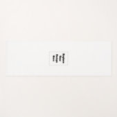 Create Your Own white Yogamat (Voorkant (horizontaal))