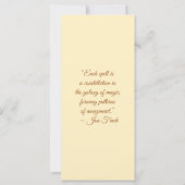Create Your Own Wild Cheetah Sunrise Bookmark Card (Achterkant)