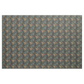 Create Your Own Winter Brown Owls Berries Blue Stof (Yard (91,4 cm))