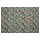Create Your Own Winter Owls Berries Blue Stof (Fat Quarter)