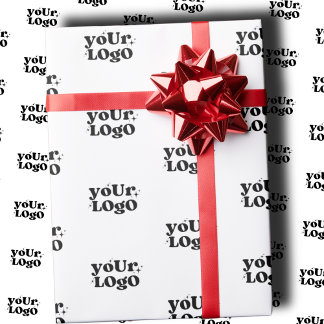 Create Your Own Wrapping Paper, Your Logo Here Cadeaupapier