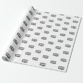 Create Your Own Wrapping Paper, Your Logo Here Cadeaupapier (Uitgerold)