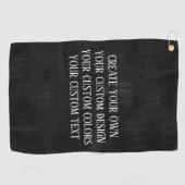 Create Your Own - Your Custom Design Golfhanddoek (Horizontaal)