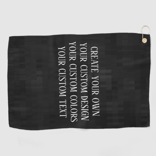 Create Your Own - Your Custom Design Golfhanddoek (Horizontaal)