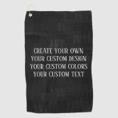 Create Your Own - Your Custom Design Golfhanddoek (Voorkant)