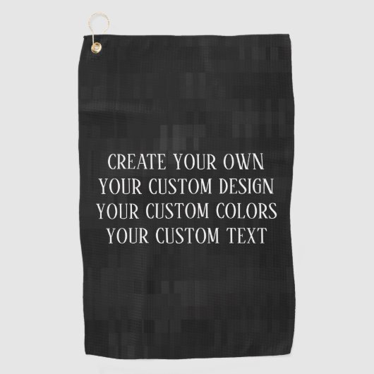 Create Your Own - Your Custom Design Golfhanddoek (Voorkant)