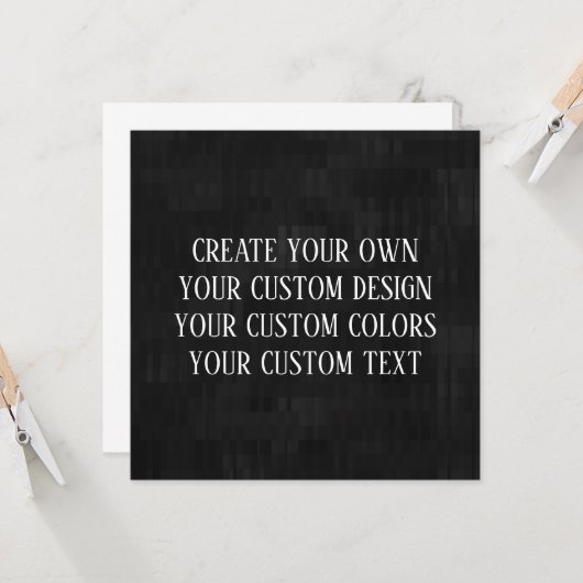 Create Your Own - Your Custom Design Kaart (Voorkant / Achterkant in situ)