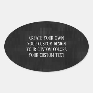 Create Your Own - Your Custom Design Ovale Sticker