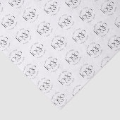 Create Yout Own Minimalist Custom Logo Pattern Tissuepapier (Detail)
