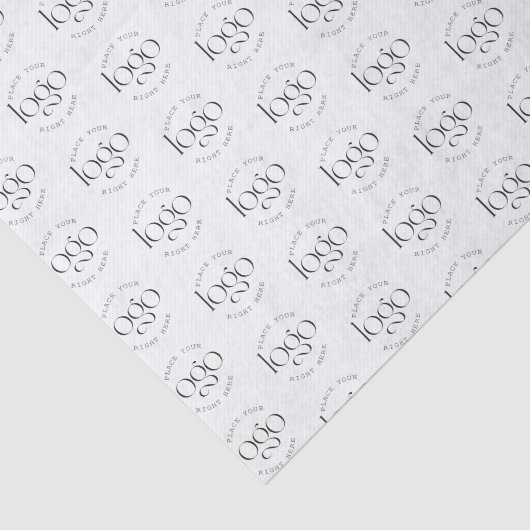 Create Yout Own Minimalist Custom Logo Pattern Tissuepapier (Detail)