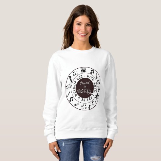 Created to Worship Sweatshirt (Voorkant volledig)