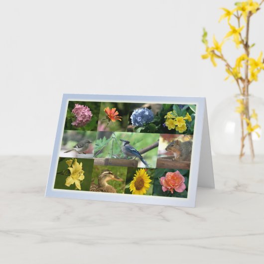 Creaters and Creation Collage Kaart (Gele Bloem)