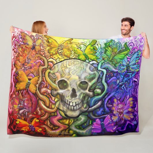 Creatie Cyclus Rainbow Magic Fleece Deken (In situ)