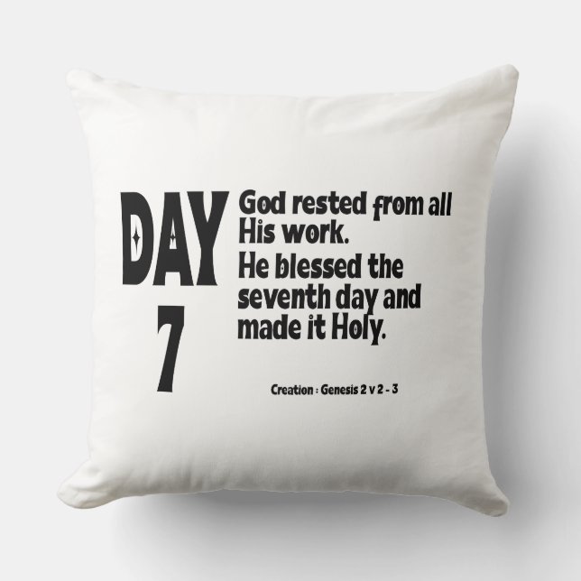 CREATIE: DAG 7 KUSSEN (Voorkant)