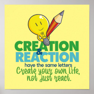 Creatie en reactie poster