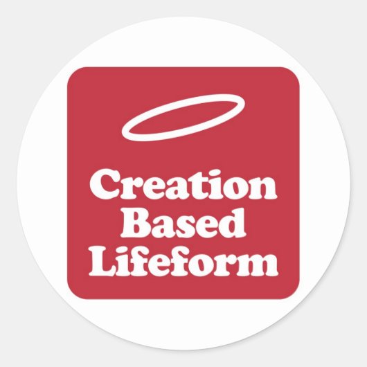 Creatie gebaseerde Lifeform Sticker (Voorkant)