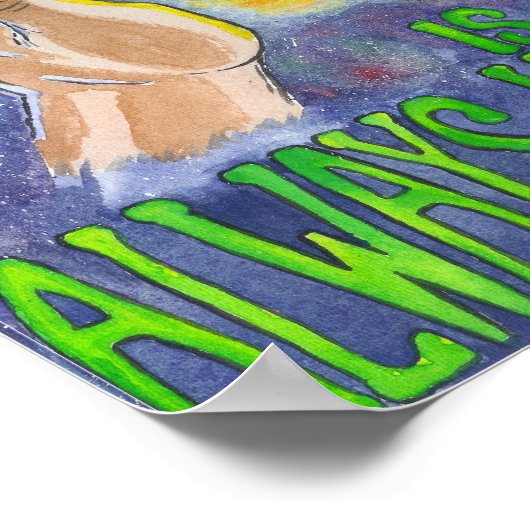 Creatie gebeurt altijd poster (Hoek)