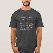 Creatie (grijs) t-shirt (Voorkant)