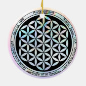 Creatie Harmonie Symbool  Keramisch Ornament (Achterkant)