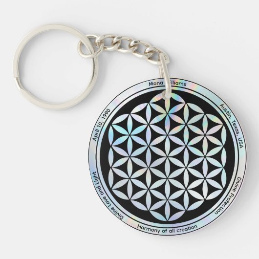 Creatie Harmonie Symbool Magneet Sleutelhanger (Voorkant)