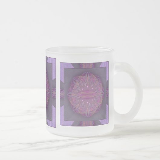 Creatie Mandala Matglas Koffiemok (Rechts)