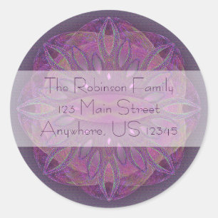 Creatie Mandala Ronde Sticker
