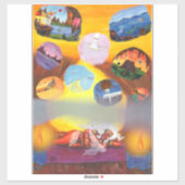 Creatie Moeder Godin Dromen Werelden Fantasie Lief Sticker (Vel)