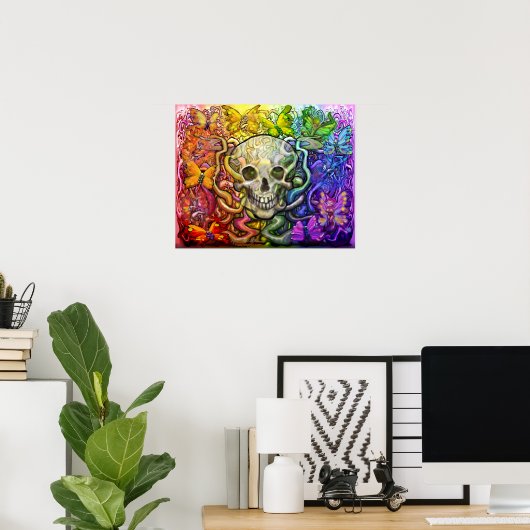 Creatie Rainbow Magic Poster (Thuiskantoor)