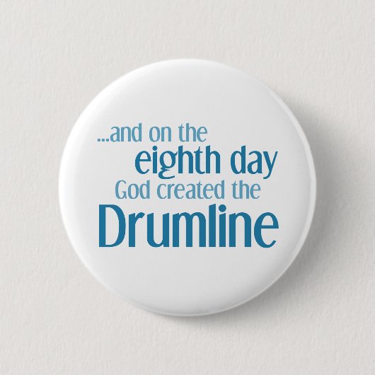 Creatie van de Drumline Ronde Button 5,7 Cm (Voorkant)