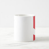 Creatie van de (rode) koffie Mok (Center)