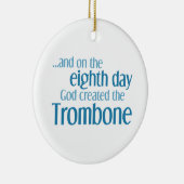 Creatie van de Trombone Keramisch Ornament (Rechts)