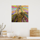 Creatie van moderne kunst poster (Keuken)