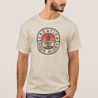 Creatie verklaart God's glorie T-shirt