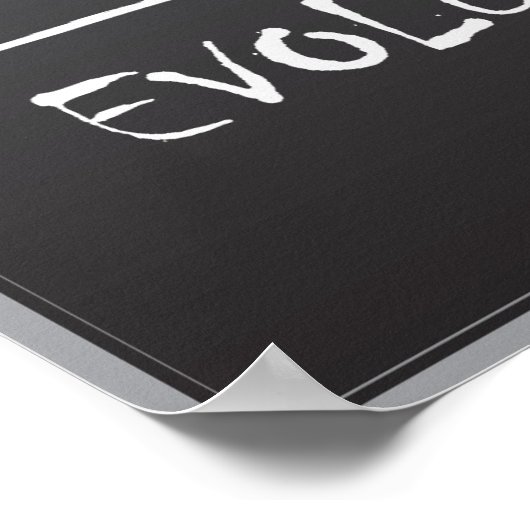 Creatie versus evolutie poster (Hoek)