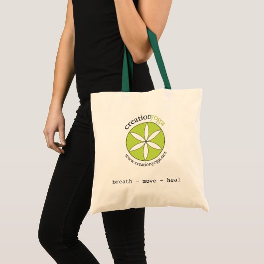 Creatie Yoga - adem/verplaats/heele Canvas tas (Voorkant (product))