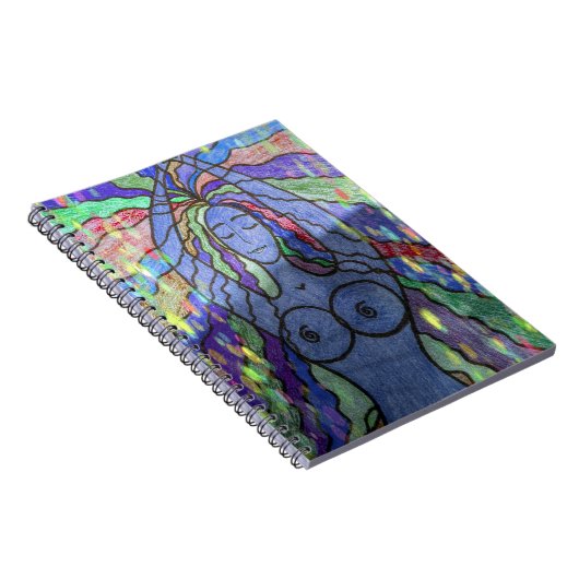 Creatieblauw Notitieboek (Rechterzijde)