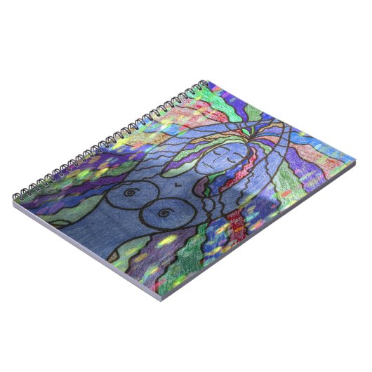 Creatieblauw Notitieboek (Linkerzijde)