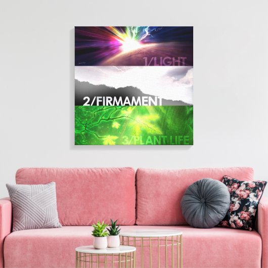 Creatiedagen 1-3 Canvas afdrukken 18 x 18 inch (Insitu (Woonkamer))