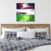 Creatiedagen 1-3 Canvas afdrukken 18 x 18 inch (Insitu (Slaapkamer))