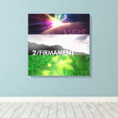 Creatiedagen 1-3 Canvas afdrukken 18 x 18 inch (Insitu (Houten vloer))