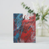 Creatief Abstract Art Decor Briefkaart (Staand voorkant)