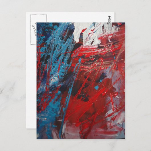 Creatief Abstract Art Decor Briefkaart (Voorkant / Achterkant)