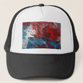Creatief Abstract Art Decor Trucker Pet (Voorkant)