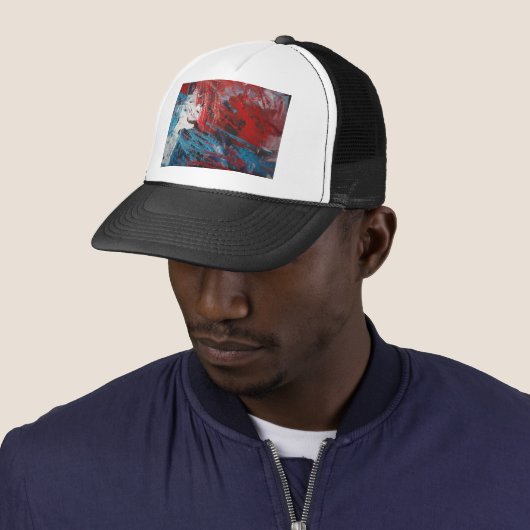 Creatief Abstract Art Decor Trucker Pet (In situ)