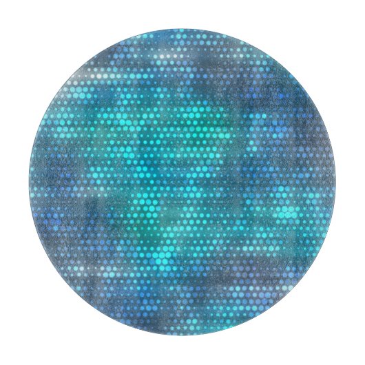 Creatief abstract blauw achtergrondontwerp. snijplank (Voorkant)
