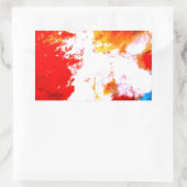 Creatief Abstract kunstwerk Rechthoekige Sticker (Tas)